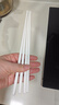 松发瓷器家用陶瓷筷子纯白中式礼盒装防霉耐高温易清洗家用筷子10双装 实拍图