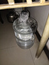 拜杰水桶手提式纯净水桶户外自驾游手提茶水桶饮水机家用桶装水储水桶 19L 加厚型【食品级透明PC】 实拍图