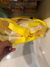 牧萌儿童雨衣男童女童防水全身雨披幼儿园小学生雨具 黄色小黄鸭 M 实拍图
