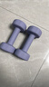 Keep 彩色浸塑哑铃 男女家用家庭健身肌肉塑形手臂轻重量紫灰色 3kg*2 实拍图