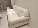 冬熊棉花糖真皮沙发法式奶油风客厅小户型轻奢白色钢琴键云朵沙发 【四人位2.8米】 进口S级青皮【旗舰版】凝胶记忆棉+6CM紫罗兰 实拍图