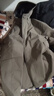 安踏（ANTA）商务羽绒服丨速暖羽绒外套男冬季连帽防泼水保暖内绗不臃肿棉服 【三防科技】灰棕色7914-3 M (男170) 实拍图