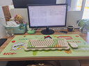 B.O.W航世 MK98无线键盘鼠标套装简约舒适台式笔记本通用高颜值女充电静音键鼠套装 抹茶夹心 实拍图