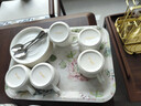 Mongdio咖啡杯套装欧式金边陶瓷杯马克杯水杯子挂耳6杯6碟6勺1杯架礼盒装 实拍图