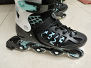 美洲狮（COUGAR ）成人可调码数轮滑鞋直排轮溜冰鞋 黑蓝M码 实拍图