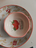 家用网红爆款餐具高颜值小清新随机釉下彩水果4.5英寸多角味碟 草莓蘸料碟 1个装 实拍图