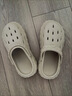 京东京造【抗菌洞洞鞋】凉鞋情侣旅行沙滩两穿eva凉拖鞋男士水泥灰42-43 实拍图
