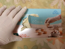 英科医疗（INTCO）一次性手套乳胶100只小码食品级厨房家务清洁日常检查医生用手套 实拍图