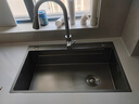 卡贝厨房水槽大单槽小米粒多功能洗碗洗菜一体盆 加厚304不锈钢洗菜池 实拍图
