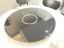 富得莱 饭菜保温板 加热菜板 暖菜板2025新款 圆形家用智能多功能带火锅电磁炉 自动恒温餐桌旋转盘神器 语音黑80cm电动旋转电磁炉火锅 实拍图