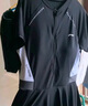 李宁（LI-NING）泳衣女连体裙式游泳衣遮肚显瘦抗氯速干温泉泳装546 黑色 L  实拍图