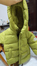 威尔贝鲁（WELLBER）男女儿童羽绒服中长款加厚棉服外套宝宝白鸭绒面包服25冬绿色100 实拍图