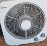美的（Midea） 电风扇 家用台式小风扇空气循环扇转页扇办公室桌面鸿运扇五叶轻音柔风卧室宿舍节能省电台扇 KYT25-22MW【10寸升级款】 桌面转页扇 实拍图