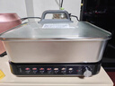 美的（Midea）火锅专用锅超速沸电火锅鸳鸯锅分体式多功能锅电煮锅0氟钛陶8L电热锅多用途锅HGS3528S1 实拍图