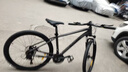 喜德盛山地自行车黑客380避震前叉21速禧玛诺变速X6铝合金车架通勤代步 黑/灰色（26款） 15.5寸（建议身高150-165cm） 实拍图