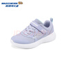 Skechers斯凯奇童鞋运动鞋男女儿童鞋魔术贴秋冬鞋中大童跑步鞋405315L 【四季款】女童-薰衣草色/LAV 37 实拍图