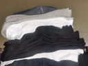 【7A抗菌男袜】一次性袜子男商务纯色黑白灰防臭透气耐磨中筒袜 10双【黑色4灰色4白色2】 实拍图