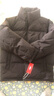 京东京造羽绒服男女情侣同款真鸭绒冬季外套面包服轻松羽绒 黑色 XL 实拍图