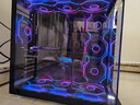 酷月棱镜9代PRO台式电脑主机散热风扇海景房12CM神光同步argb大风量CPU水冷智能温控PWM超静音机箱风扇 棱镜9PRO机箱风扇【正向黑色】-轴心光圈-盒装 实拍图