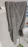 三利加大7A抗菌浴巾A类吸水速干成人男女士裹巾 90*180cm  460G天空灰 实拍图