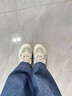 FILA  FUSION斐乐潮牌女鞋经典百搭硬糖鞋厚底老爹鞋时尚运动休闲鞋 棉花糖/银-MM 36.5 实拍图