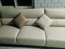 全友家居现代简约科技布艺沙发客厅家用实木框架直排式一字高级感沙发 实拍图
