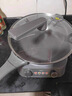 美的（Midea）钛陶电炒锅 电蒸锅宿舍煮锅炒菜专用分体式家用多功能一体电火锅煎锅5.5L多用途锅HCG3218S配蒸笼 实拍图