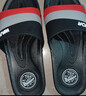 回力韩版凉拖鞋拼接情侣款浴室居家用时尚软底拖鞋HL333360黑红44码 实拍图