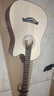 维卡斯（WEIKASI）民谣吉他初学者木吉他单板新手入门练习琴guitar吉它学生男女乐器 38英寸原木色+礼包【初学推荐】 实拍图