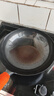 阎铁匠章丘炒锅铁锅 炒菜锅无涂层家用不易粘锅圆底轻便炒勺锻打已开锅 32cm黑锅镜面铁把款3-5人D 32cm 圆底炒锅 实拍图