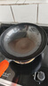 阎铁匠章丘炒锅铁锅 炒菜锅无涂层家用不易粘锅圆底轻便炒勺锻打已开锅 32cm黑锅镜面铁把款3-5人D 32cm 圆底炒锅 实拍图