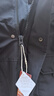 京东京造【进口极寒95鹅绒服】羽绒服男外套女冬季新款中长款 曜石黑 3XL 实拍图