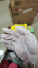乌斯京（WOLSGIN）一次性手套丁腈手套100只大码橡胶食品级加厚耐用厨房防护丁晴白 实拍图