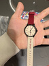 菲都狄都（Fido Dido）手表学生男女同款初高中考试专用石英表复古工装风新年礼物FD2343 活力红-Mini版 实拍图