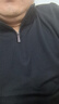 京东京造【可机洗羊毛衫】毛衣针织衫男开衫25秋冬新款外套 黑色 3XL 实拍图