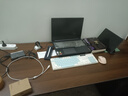 桦林语加固电脑桌台式家用卧室一体写字现代简约书桌学习办公室电竞桌子 黑架子+古橡木【16MM厚加固款】 长160宽60高75cm 实拍图