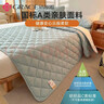 洁丽雅（Grace）A类抗菌大豆床褥床垫 家用四季防滑可折叠  雾蓝 1.5*2米床 实拍图