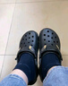 CROCS卡骆驰洞洞鞋贝雅男鞋女鞋轻便耐磨一脚蹬拖鞋休闲鞋|10126 黑色-001 44 (280mm) 实拍图