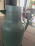 京东京造 保温壶 家用【智能温显】杯大容量热水瓶暖壶户外 灰豆绿1.5L 实拍图
