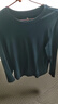 京东京造【液氨抗皱】t恤男长袖男士t恤纯棉白小T衣服 深藏青 M 实拍图