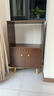 半隅雅居茶水柜家用靠墙边柜置物柜小户型客厅收纳柜小柜子储物柜餐边柜 【两门一格】原野橡木色50cm 实拍图