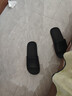 京东京造【抗菌皮纹拖】eva软弹家居防臭浴室新款拖鞋男士黑色44-45 实拍图