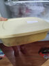 特百惠（Tupperware）思丽康饭盒1L学生上班族带饭便携午餐分格可微波炉 奶黄色 实拍图