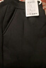 真维斯羊羔绒束脚裤子女冬季女黑色加绒加厚运动裤2025新款宽松休闲长裤 实拍图