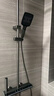 科勒（KOHLER）全铜淋浴花洒钢琴键淋浴器浴室家用恒温增压喷头淋浴明装花洒套装 飞驰-枪灰色冷热款（包安装） 实拍图