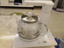 立客全自动上水烧水壶茶台一体机电热水壶高硼硅玻璃壶水柱顶部加水自动断电智能煮水泡茶壶开水煲水壶 1L 全自动水柱上水套装LK-SHC11 实拍图