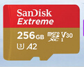 闪迪（SanDisk）256GB TF（MicroSD）内存卡 A2 4K V30 U3 C10 至尊超极速移动存储卡 读速200MB/s 写速140MB/s 实拍图
