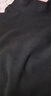 真维斯（JEANSWEST）德绒打底衫女装秋冬季长袖t恤上衣服加绒保暖加厚内搭半高领秋衣 黑色 纯色 XL 实拍图