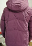 坦博尔羽绒服女中长款连帽休闲妈妈款加厚外套510506D 紫罗兰 160  实拍图