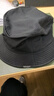 CACUSS渔夫帽男士四季遮阳防晒帽盆帽情侣户外遮脸防紫外线百搭帽子黑色 实拍图
